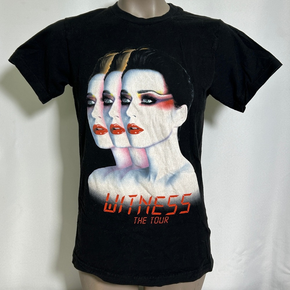 Katy Perry Witness The Tour Concert 2017-2018 Black T-Shirt Women's SMALL